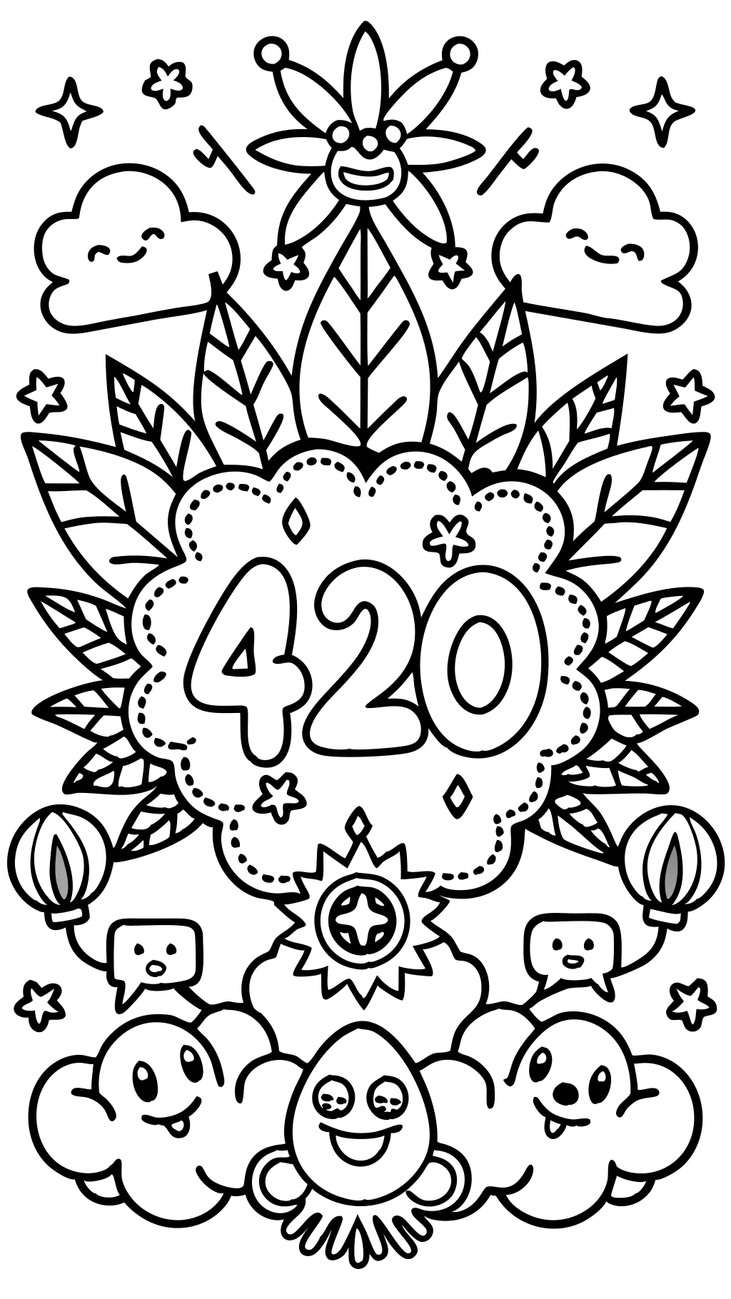 420 coloring pages